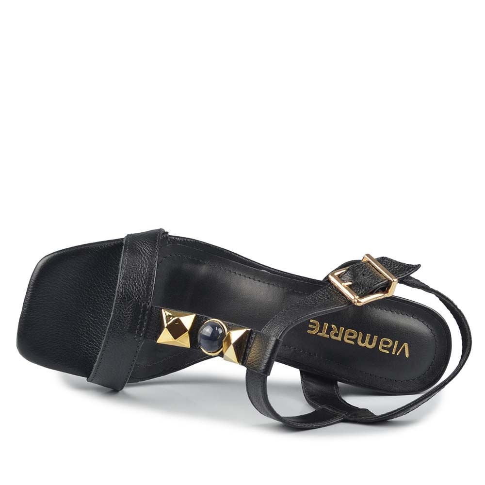 Sandália Salto Alto Via Marte Feminina 319-001-01 Preto 4
