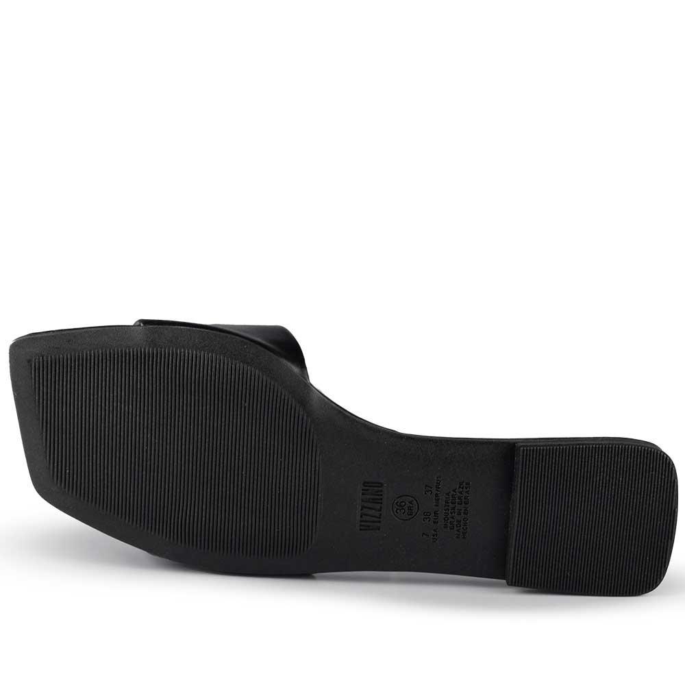 Sandália Rasteira Vizzano Feminina 6553.100 Preto 5