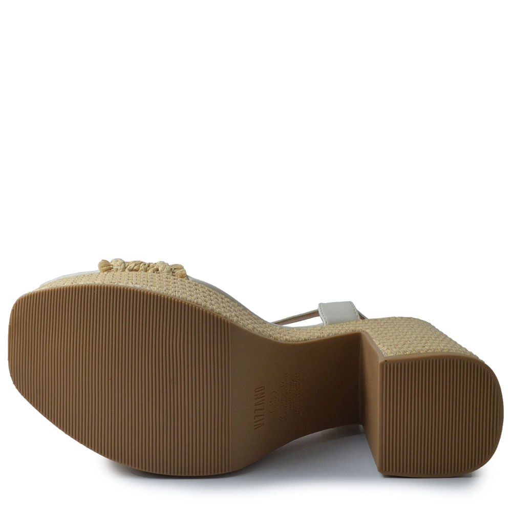 Sandália Vizzano Feminina Plataforma 6541.112 Branco 5