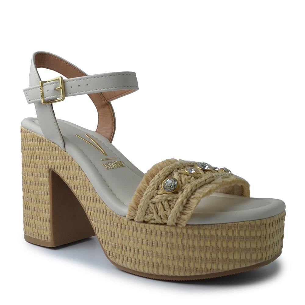 Sandália Vizzano Feminina Plataforma 6541.112 Branco 2