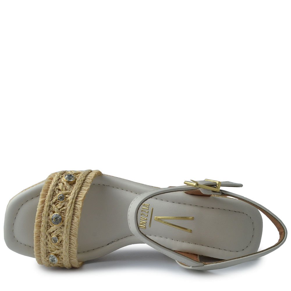 Sandália Vizzano Feminina Plataforma 6541.112 Branco 4