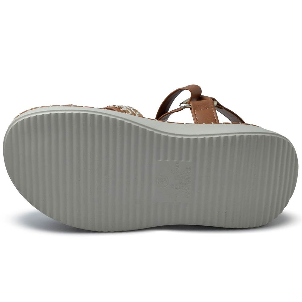 Sandália Anabela Vizzano Feminina 6519.102 Marrom 5