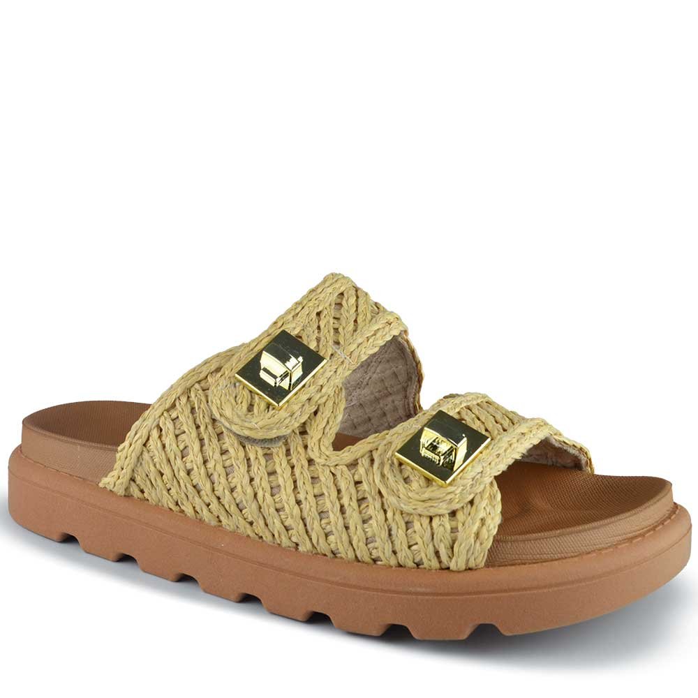 Sandália Papete Vizzano Feminina 6510.119 Bege 2