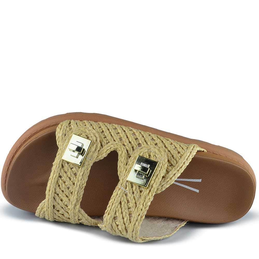 Sandália Papete Vizzano Feminina 6510.119 Bege 4