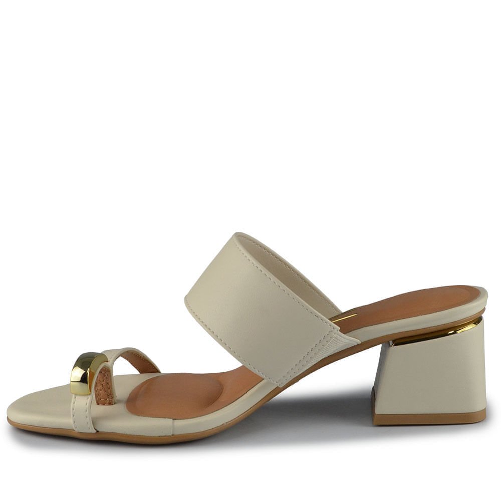 Tamanco Vizzano Feminino Salto Bloco 6428.148 Branco 3