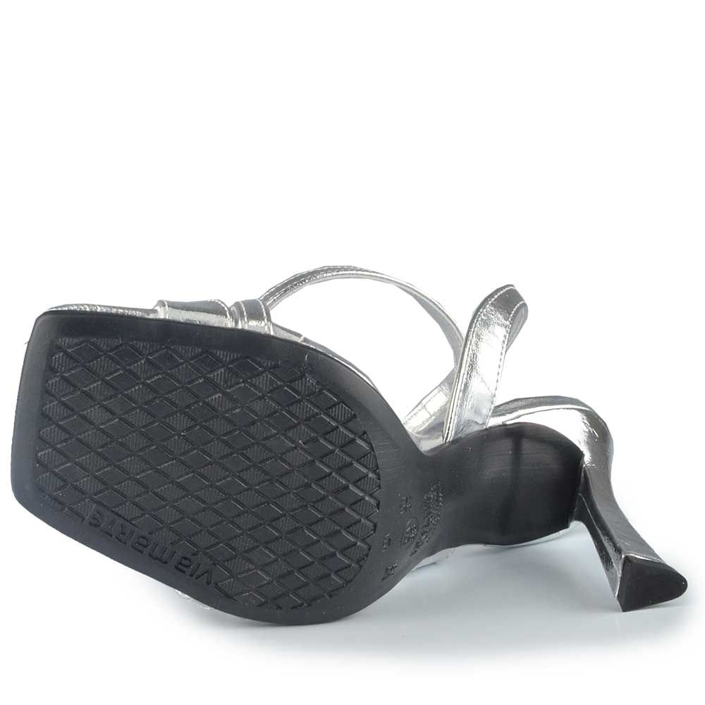 Sandália Salto Alto Via Marte Feminina 298-004-01 Prata 5