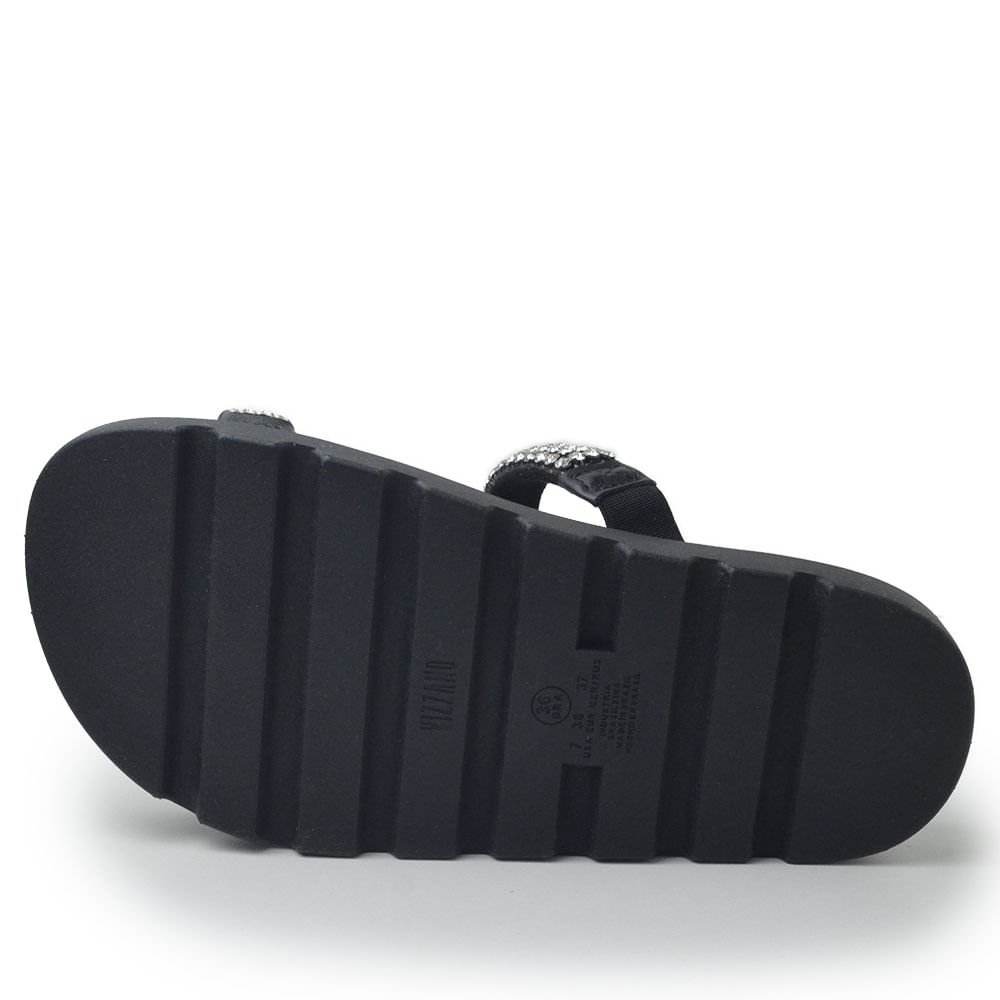 Sandália Papete Vizzano Feminina 6459.133 Preto 5