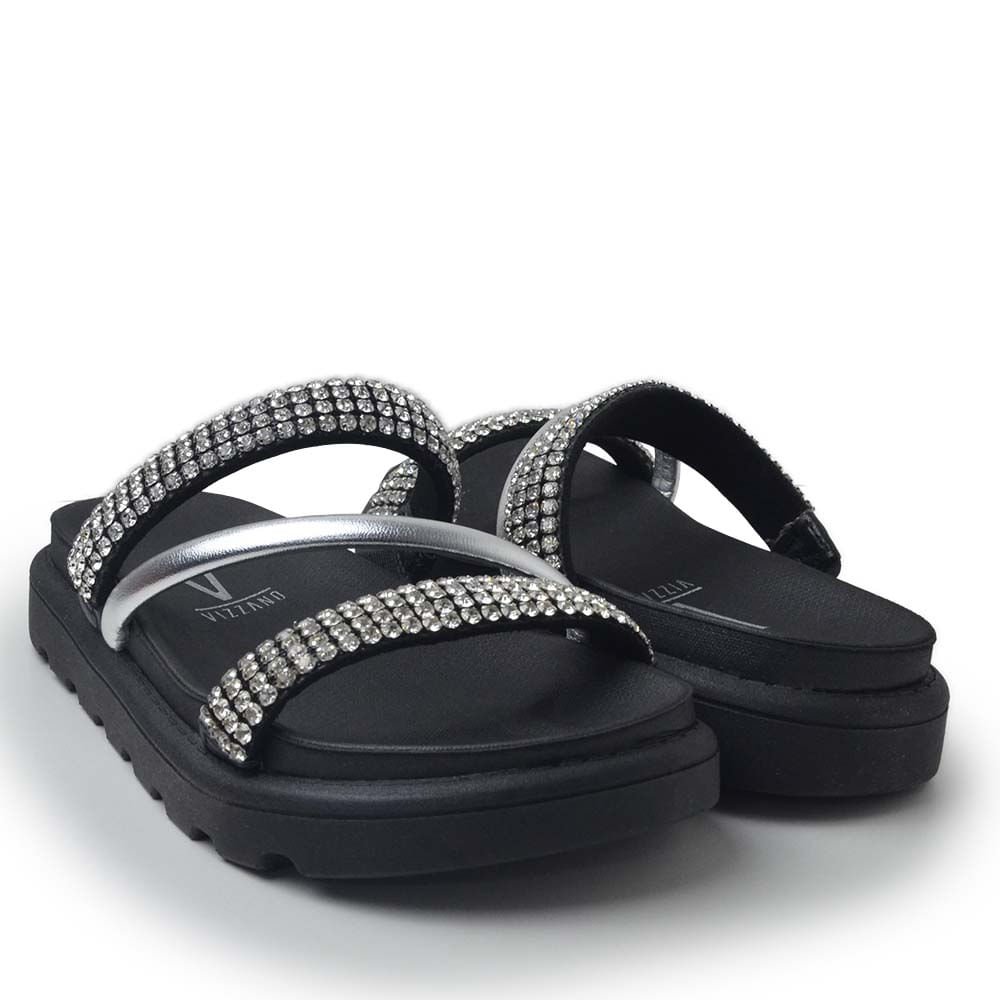 Sandália Papete Vizzano Feminina 6459.133 Preto 6