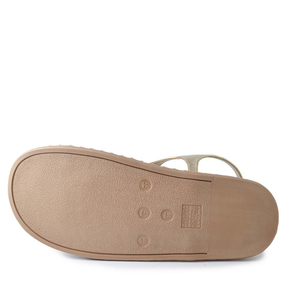 Sandália Papete Via Marte Feminina 315-001-01 Dourado 5