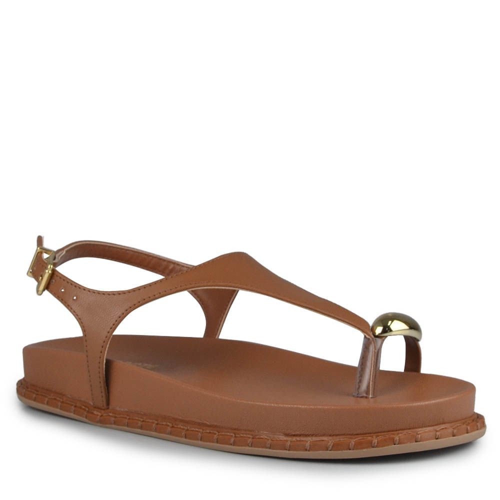 Sandália Papete Via Marte Feminina 315-001-01 Marrom 2