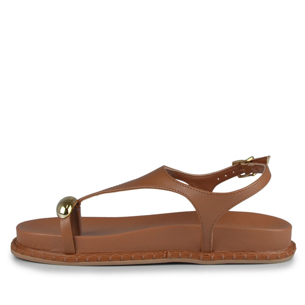 Sandália Papete Via Marte Feminina 315-001-01 Marrom 3