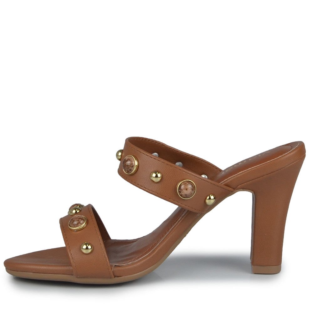 Tamanco Via Marte Feminino 303-003-01 Marrom 3