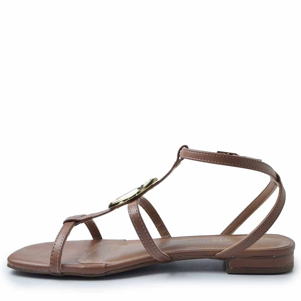 Sandália Rasteira Via Marte Feminina 202-017-01 Marrom 3