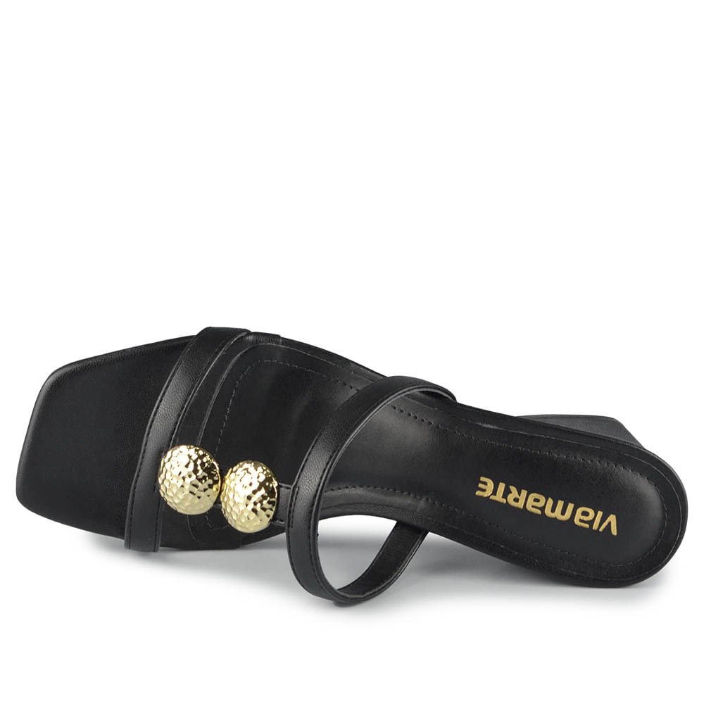 Tamanco Via Marte Feminino 264-003-01 Preto 4