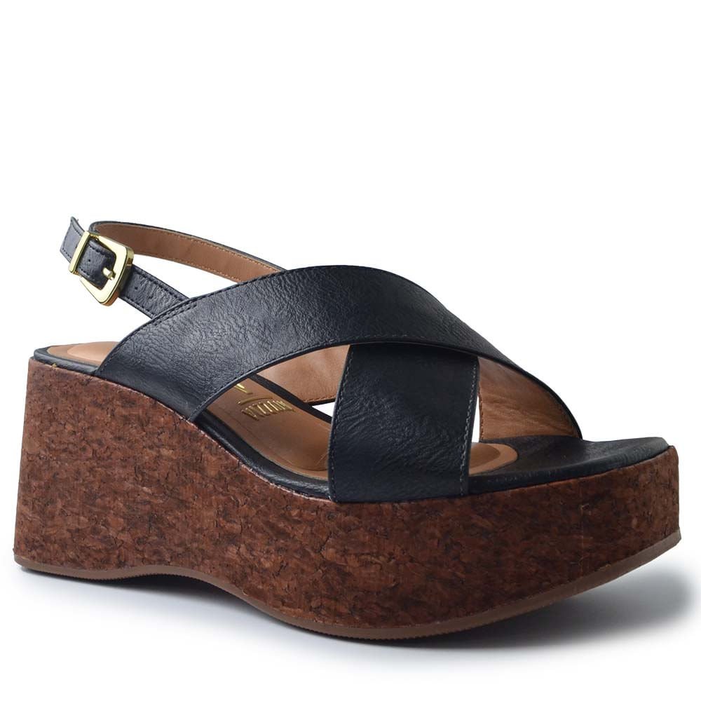 Sandália Anabela Vizzano Feminina 6559.101 Preto 2