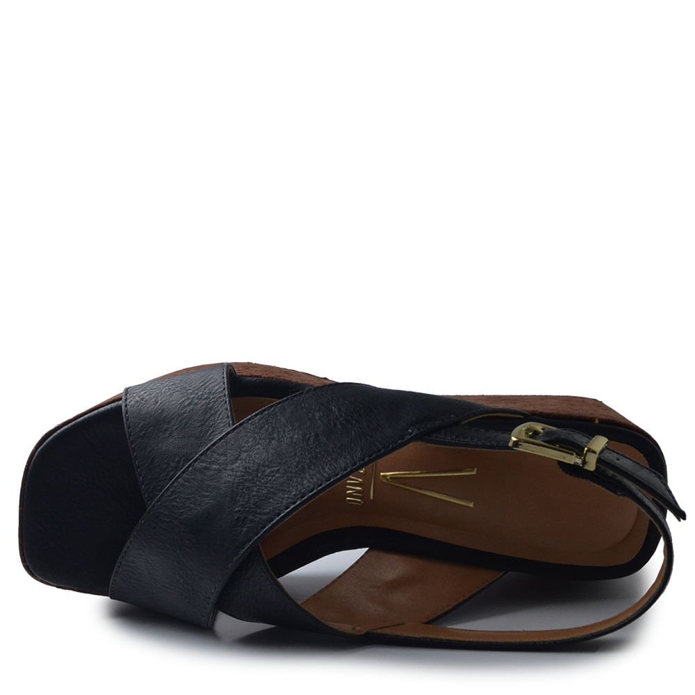 Sandália Anabela Vizzano Feminina 6559.101 Preto 4