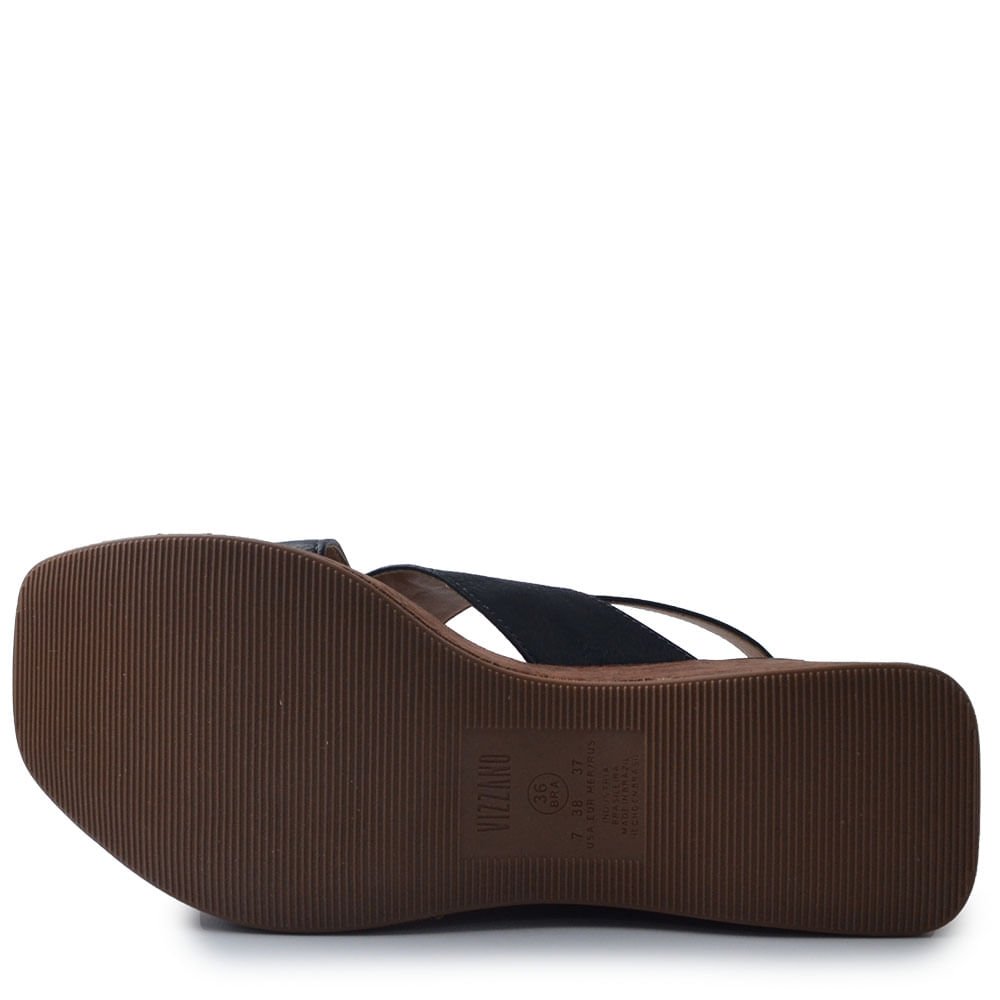 Sandália Anabela Vizzano Feminina 6559.101 Preto 5