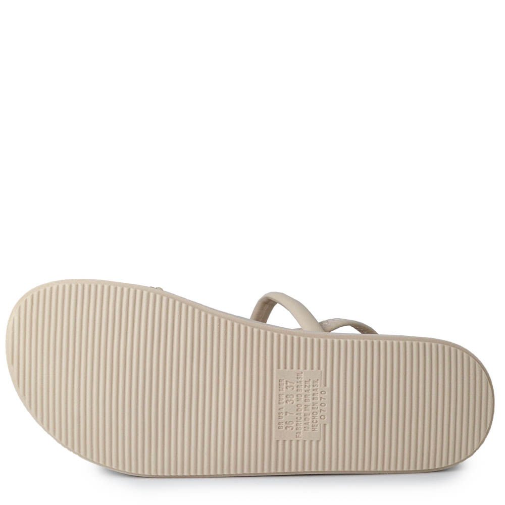 Sandália Flatform Mississipi Feminina JO061 Bege 5