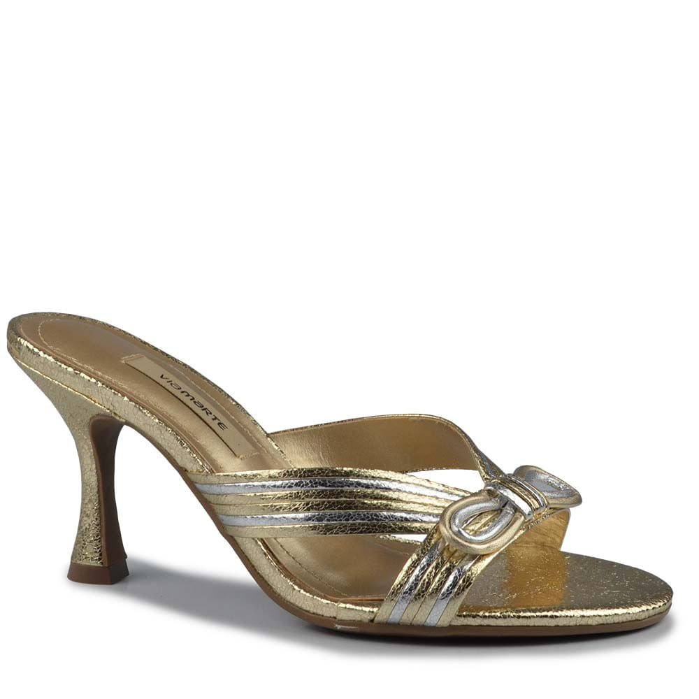 Tamanco Via Marte Feminino 300-003-01 Dourado 2