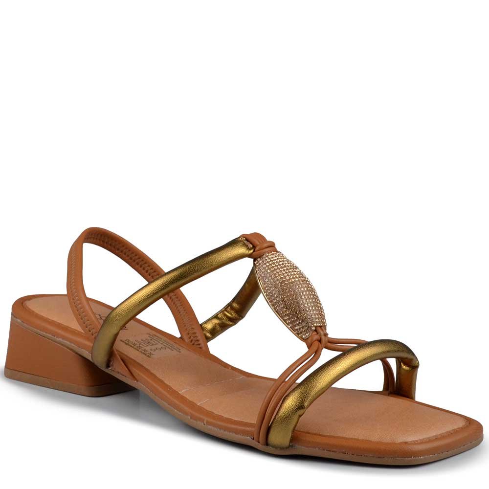 Sandália Salto Baixo Mississipi Feminino MF252