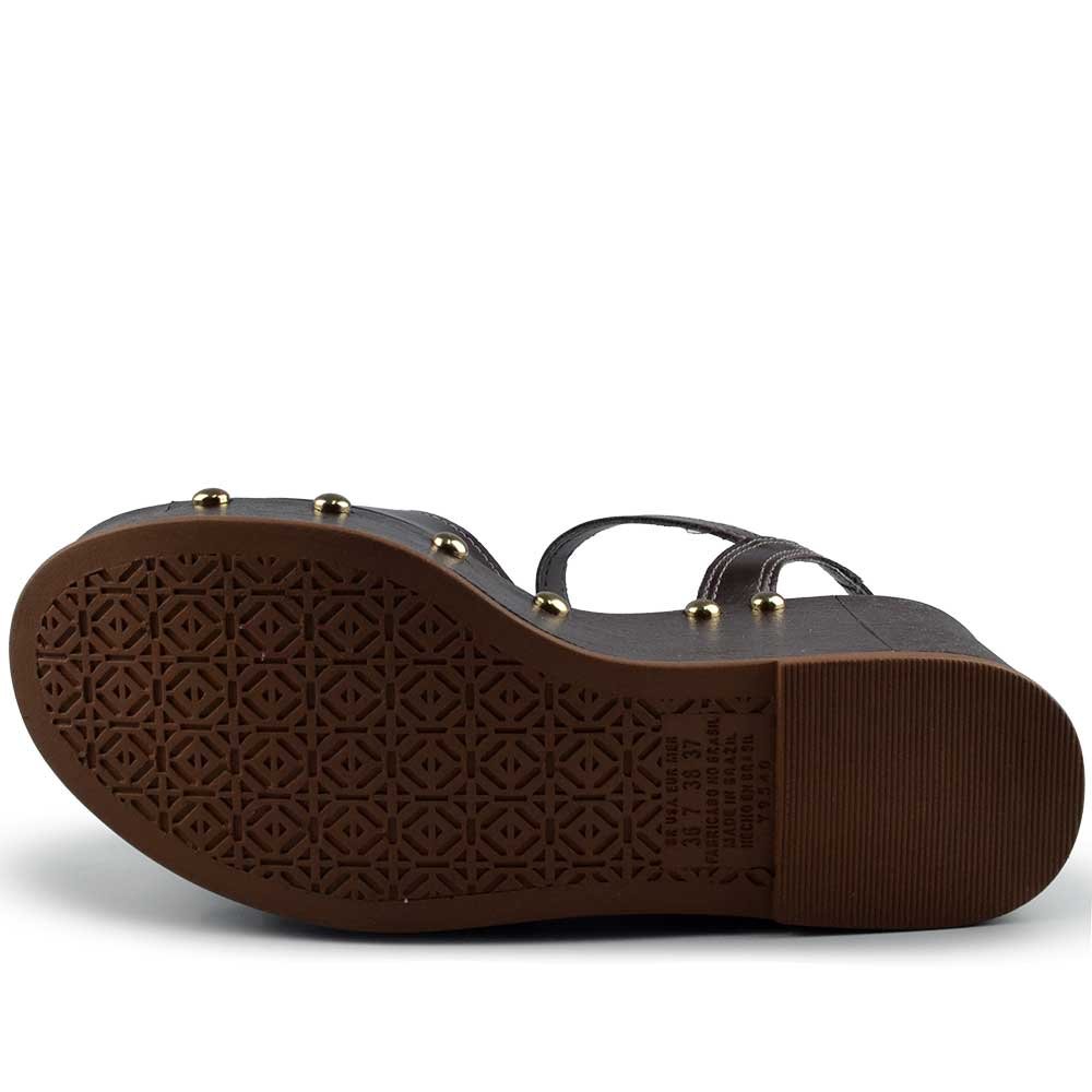 Sandália Anabela Dakota Feminina Y9542 Preto 5