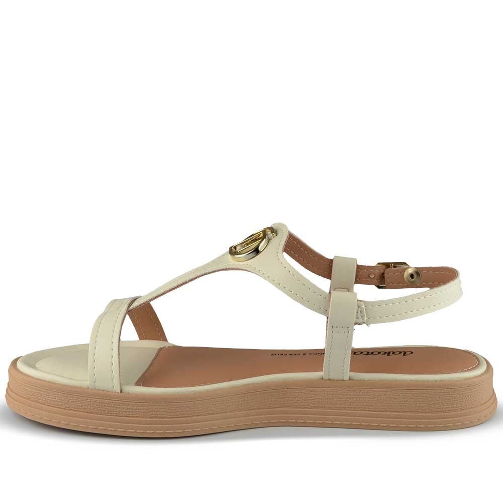 Sandália Papete Dakota Feminina Y9452 Branco 3