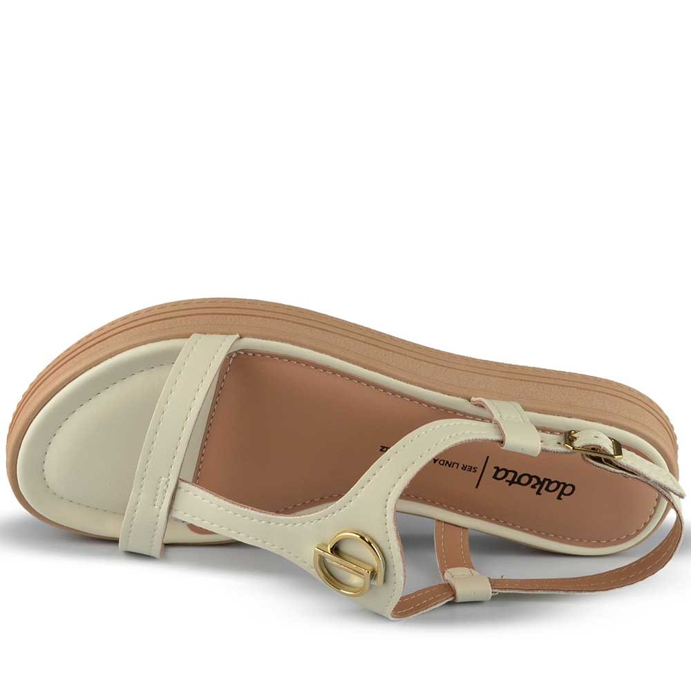 Sandália Papete Dakota Feminina Y9452 Branco 4