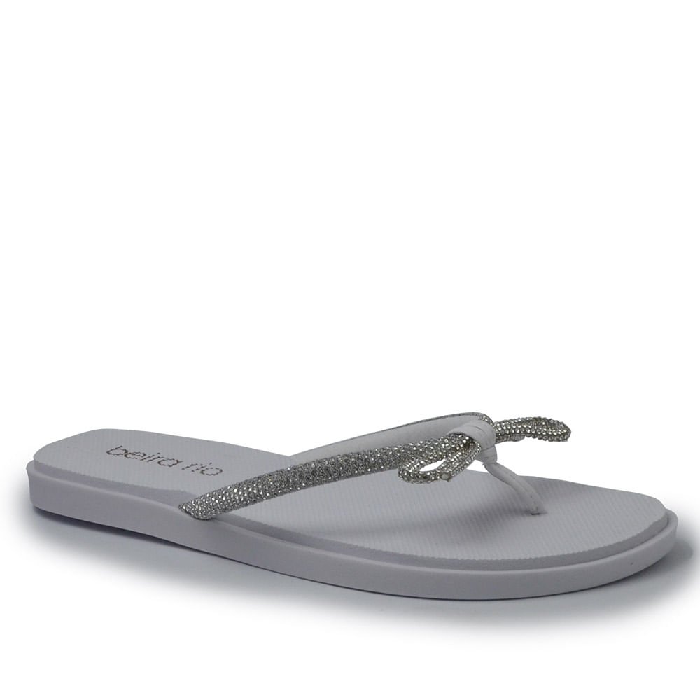 Chinelo Beira Rio Feminino 8496.409 Branco 2
