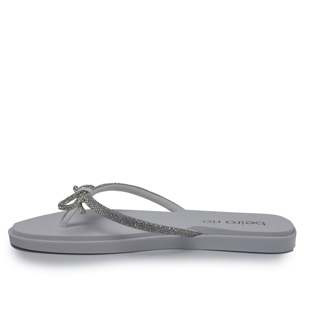Chinelo Beira Rio Feminino 8496.409 Branco 3