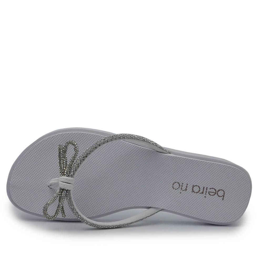 Chinelo Beira Rio Feminino 8496.409 Branco 4