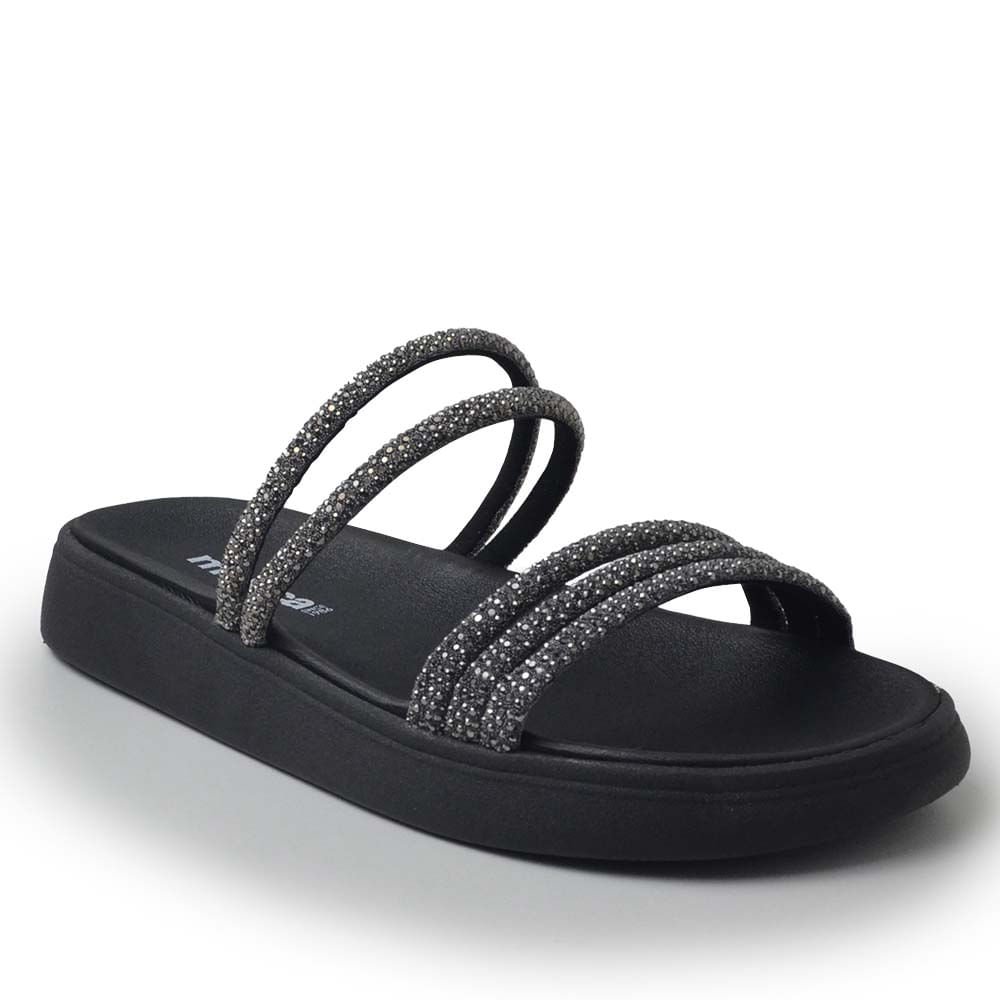 Sandália Papete Moleca Feminina 5469.135 Preto 2