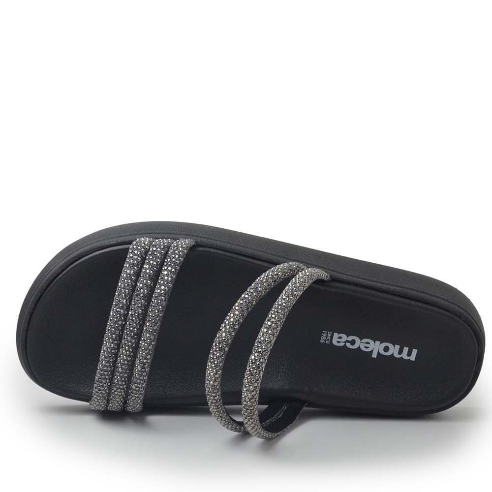 Sandália Papete Moleca Feminina 5469.135 Preto 4