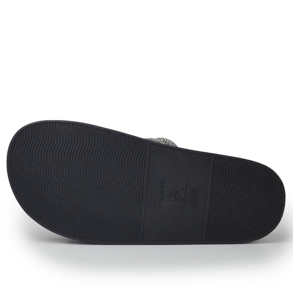 Sandália Papete Moleca Feminina 5469.135 Preto 5