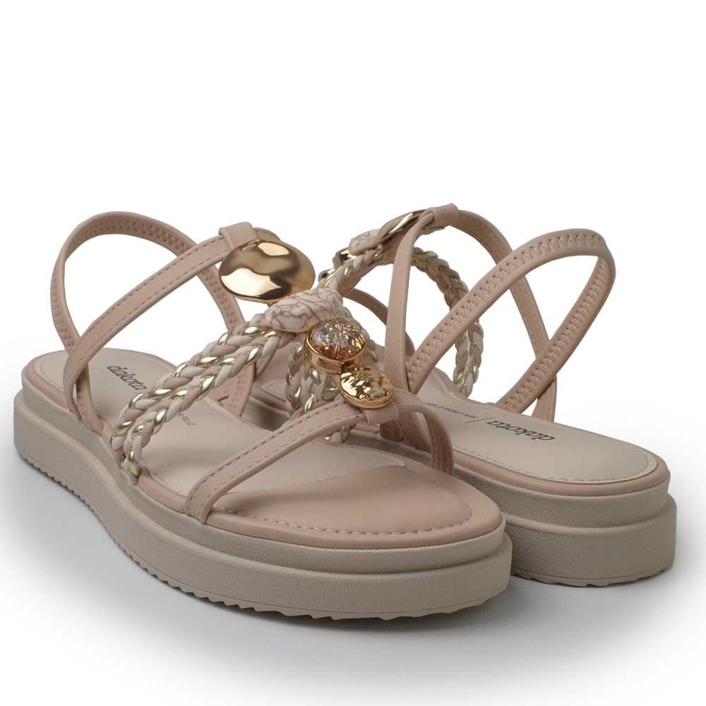 Sandália Dakota Feminina Y7635 Bege 6