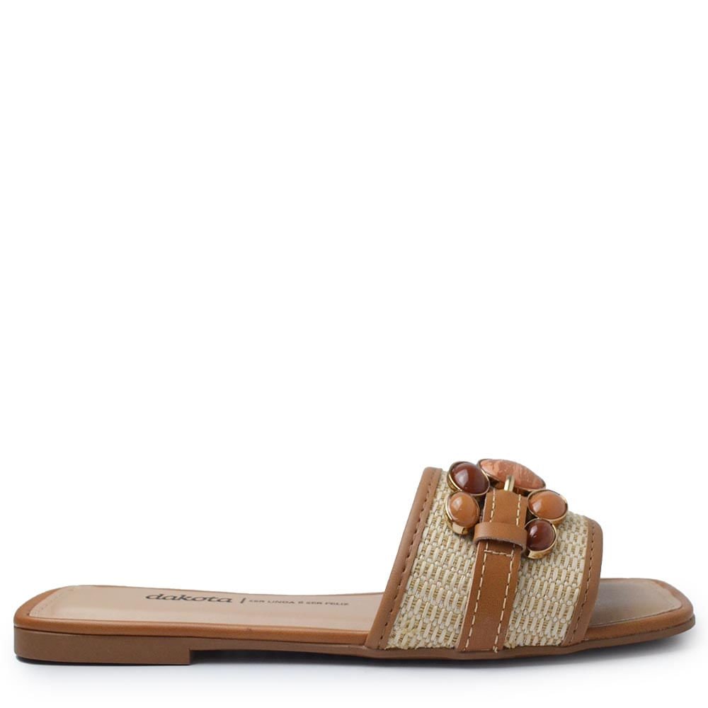 Sandália Rasteira Dakota Feminina Y9383