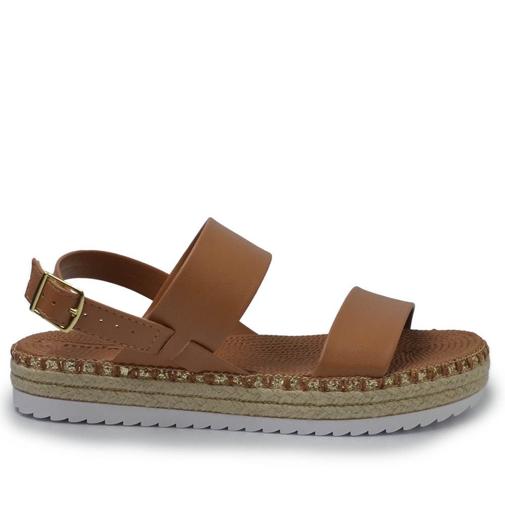 Sandália Flatform Moleca Feminina 5447.718