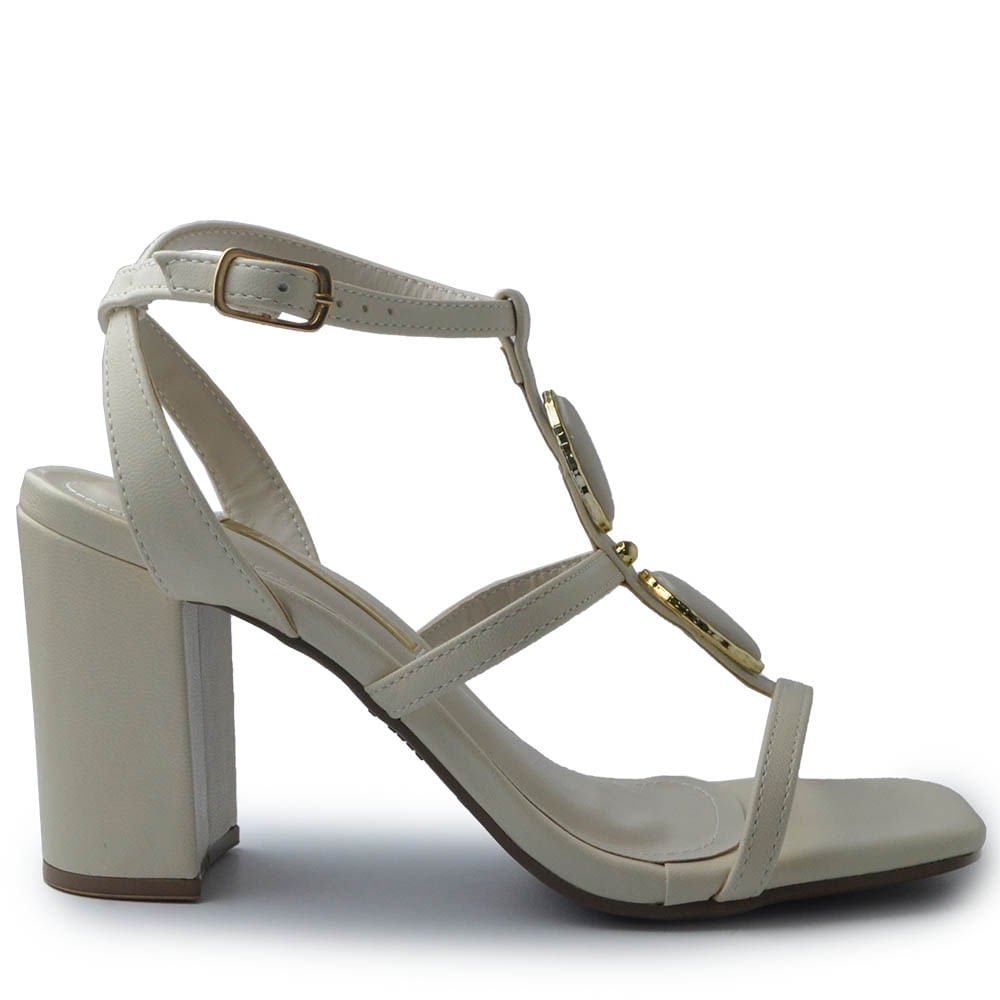 Sandália Via Marte Feminina Salto Bloco 139-037-01