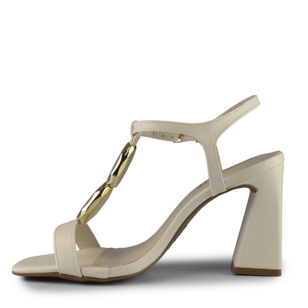 Sandália Salto Alto Via Marte Feminina 150-015-01 Branco 3