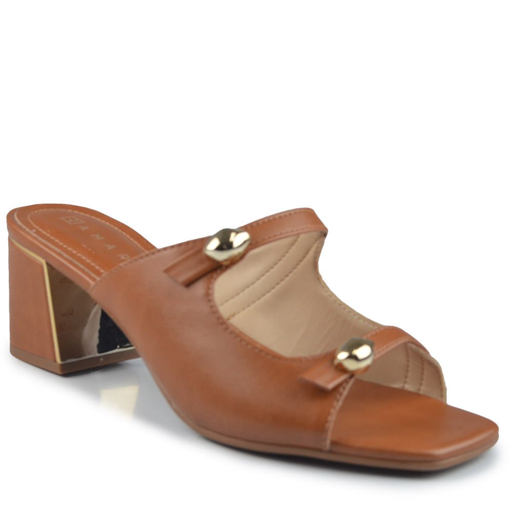 Tamanco Ramarim Feminino 2539203 Marrom 2