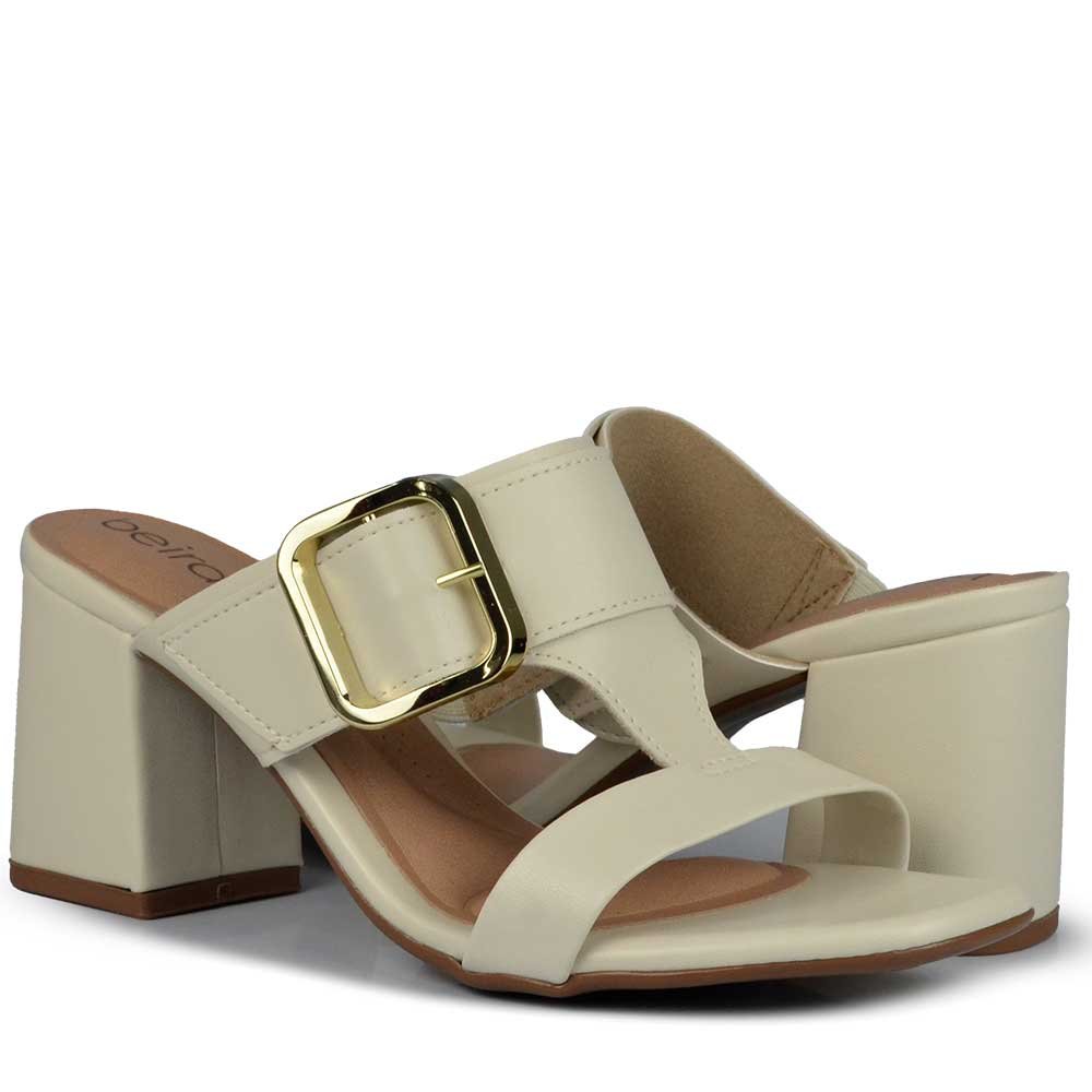 Tamanco Beira Rio Feminino 8436.240 Branco 6