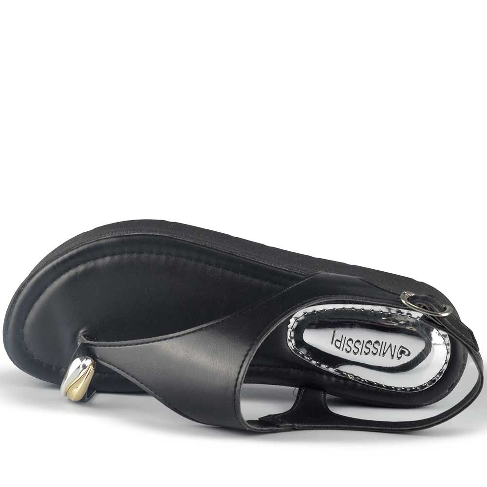 Sandália Papete Mississipi Feminina MF483 Preto 4