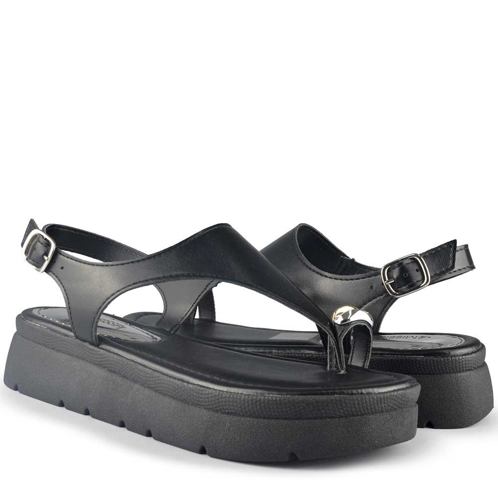 Sandália Papete Mississipi Feminina MF483 Preto 6
