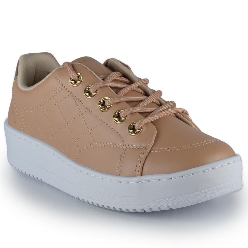 Tênis Casual Ramarim Feminino 2491105 Bege 2