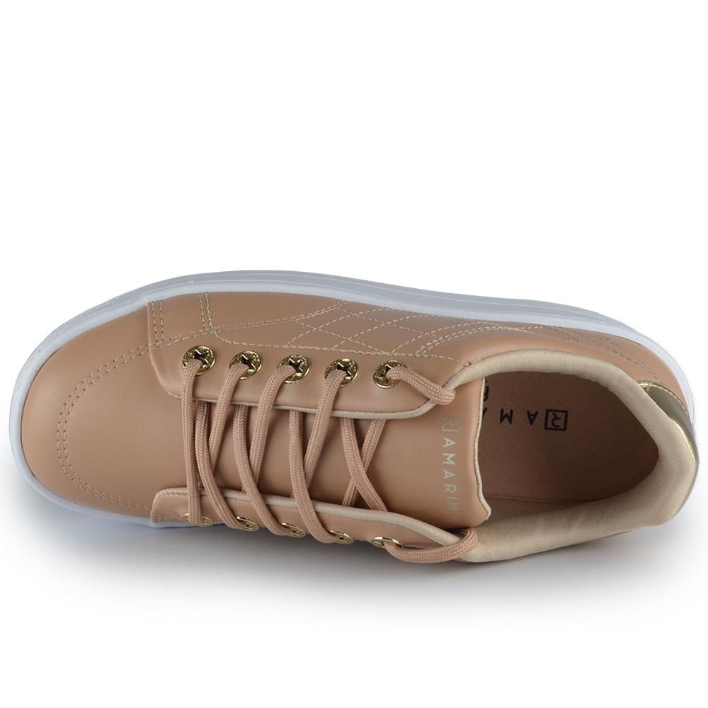 Tênis Casual Ramarim Feminino 2491105 Bege 4