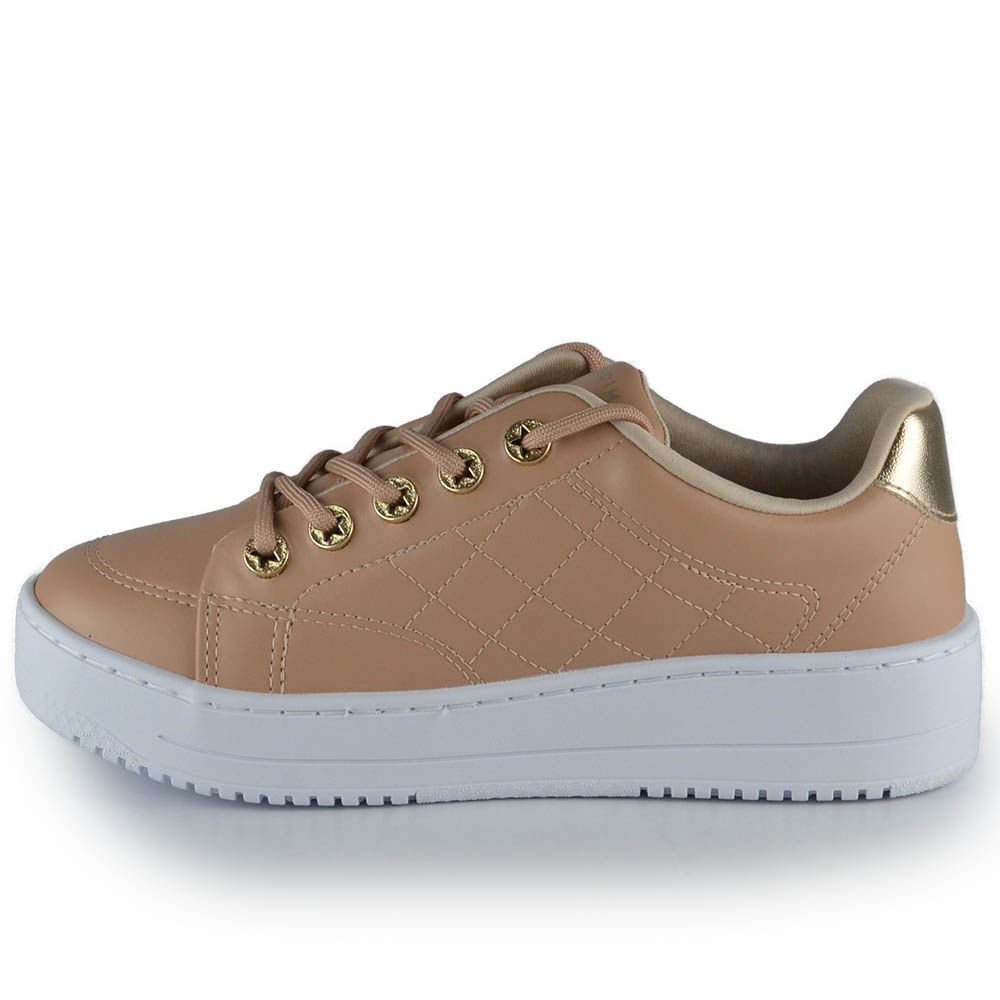 Tênis Casual Ramarim Feminino 2491105 Bege 3