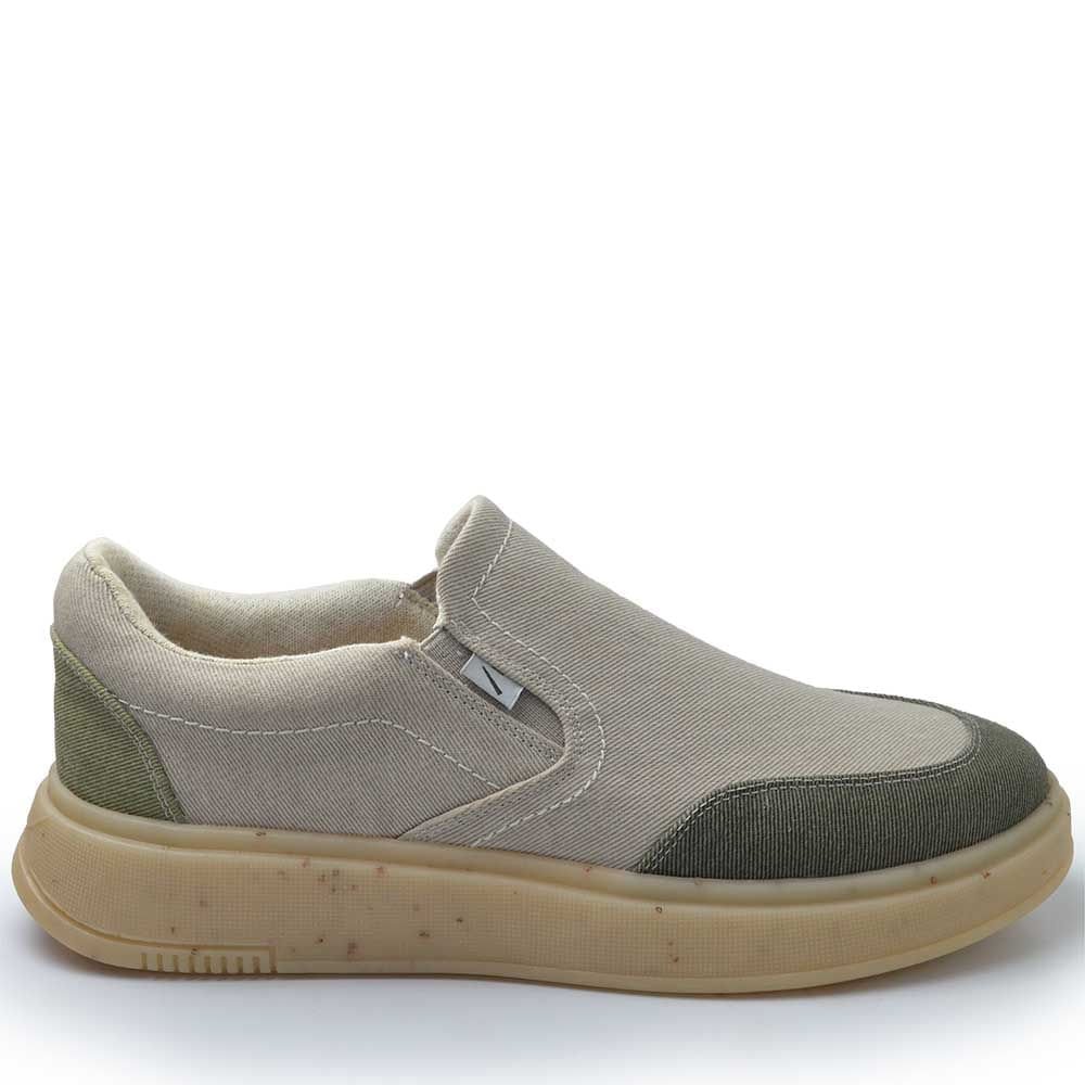 Sapatênis Ferracini Masculino Slip On Logan Green 9906