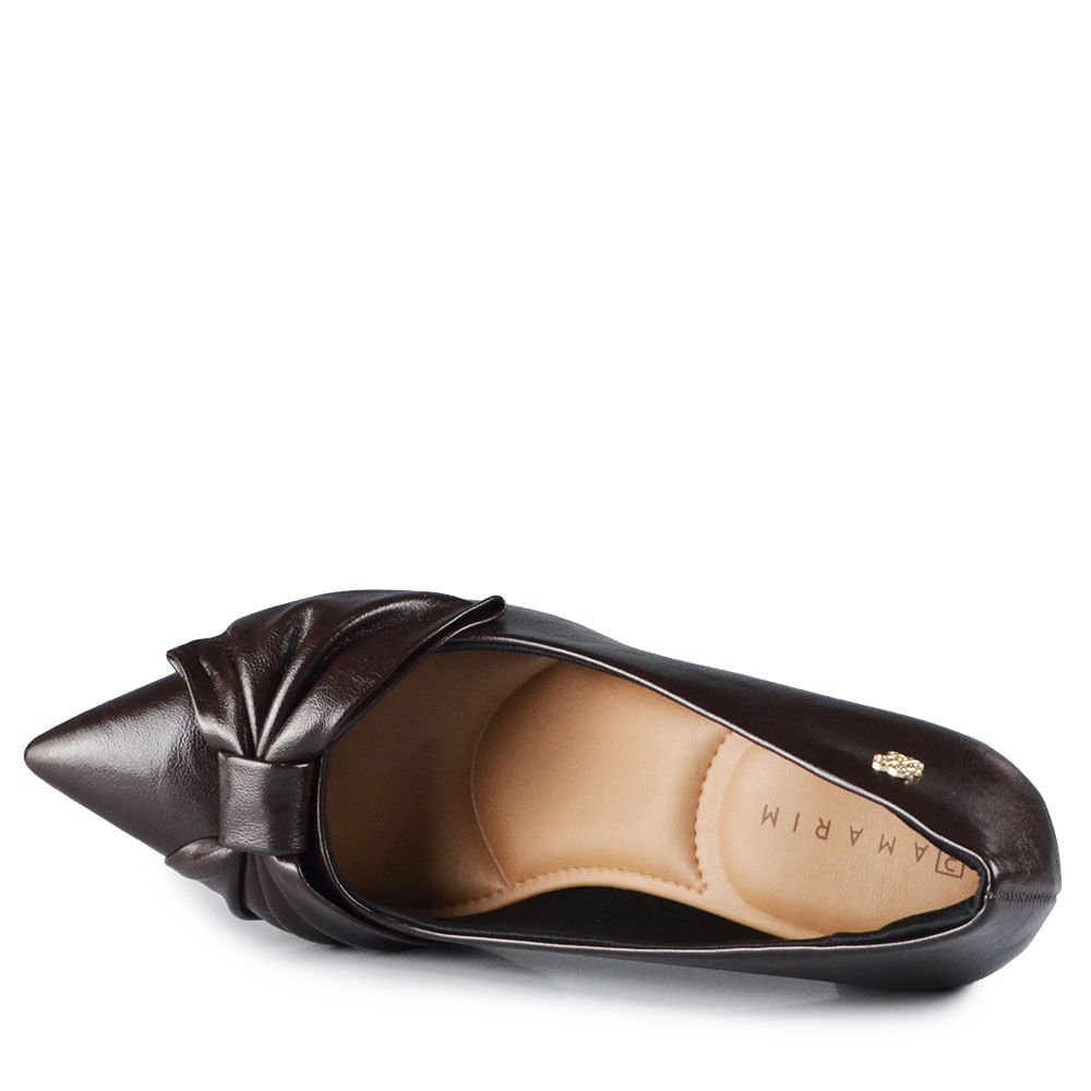 Scarpin Ramarim Feminino 2654103 Café 4