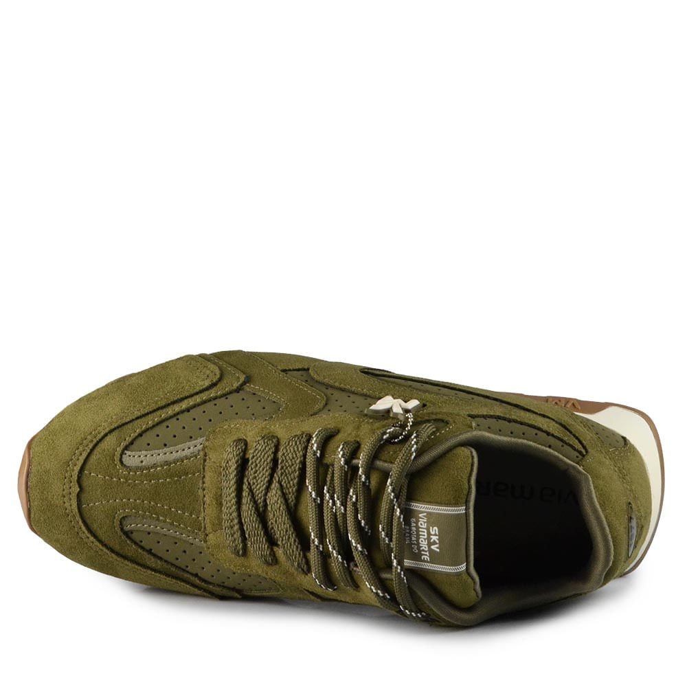 Tênis Casual Via Marte Feminino 365-003-02 Verde 4