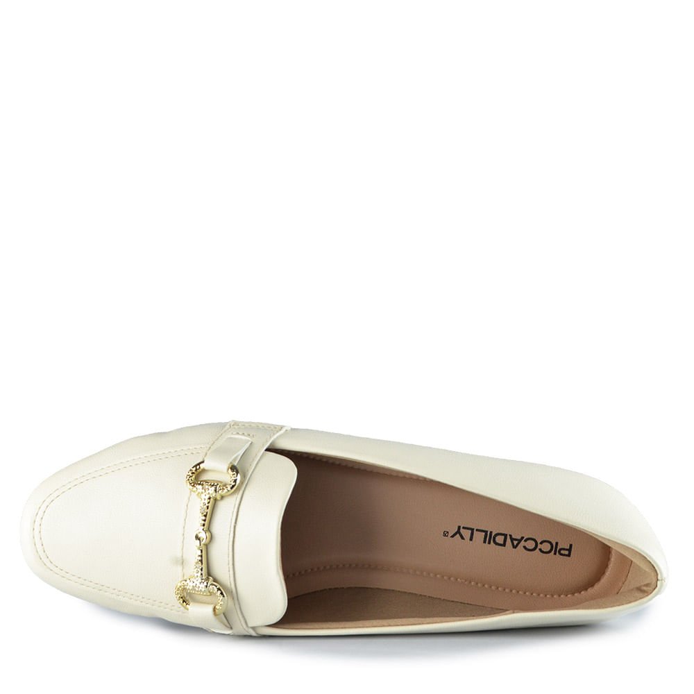 Sapatilha Piccadilly Feminina 250275 Off White 4