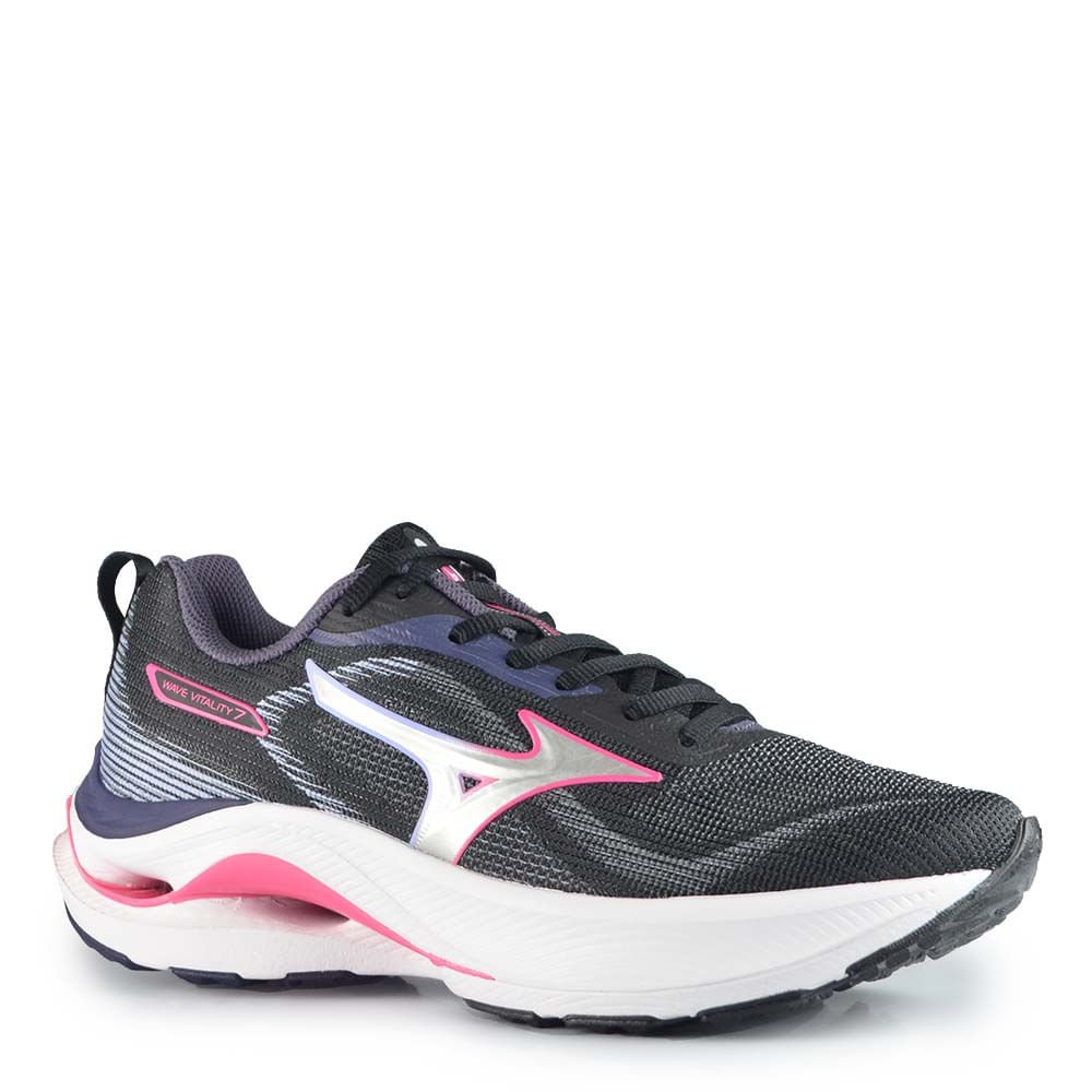 Tênis Esportivo Mizuno Feminino Wave Vitality 7 101130130 Preto 2